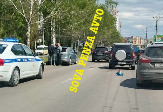 В Пензе из-за тройного ДТП встал в пробке проспект Строителей