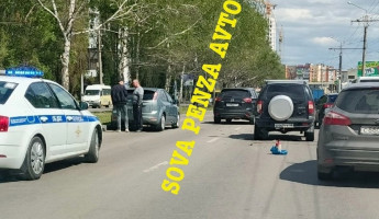 В Пензе из-за тройного ДТП встал в пробке проспект Строителей
