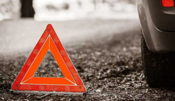 На проспекте Строителей в Пензе машина врезалась в цветочный ларек
