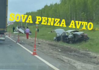 Очевидцы сообщают о страшной аварии на трассе под Пензой