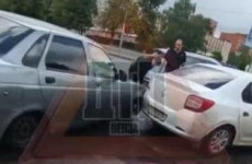 В Пензе из-за аварии осложнено движение в районе ЦНТИ