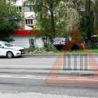 Лежит на крыше: в Пензе перевернулась Lada Granta