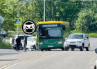 На улице Ладожской в Пензе случилось жесткое ДТП с автобусом