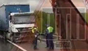Уснул за рулем. В Пензенской области вылетела встречку огромная фура