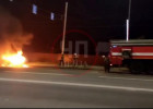ЧП со сгоревшей в Пензе машиной прокомментировали в МЧС