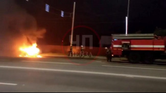 ЧП со сгоревшей в Пензе машиной прокомментировали в МЧС