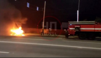 ЧП со сгоревшей в Пензе машиной прокомментировали в МЧС
