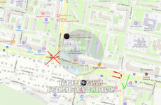 На перекрёстке улиц Пушкина и Кулакова в Пензе запретили поворот налево