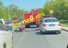 На улице Аустрина в Пензе разбился мотоциклист. ВИДЕО