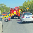 На улице Аустрина в Пензе разбился мотоциклист. ВИДЕО