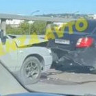 В Пензе из-за тройного ДТП на Бауманском путепроводе встала в пробке вся Терновка