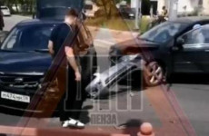 В селе под Пензой жестко столкнулись два Форда