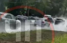 В Пензе одна из центральных улиц тонет в кипятке