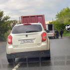 На пьяной дороге в Пензе образовалась пробка из-за ДТП