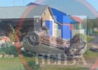 Жесткое ДТП в Пензенской области: внедорожник разрушил гараж и перевернулся