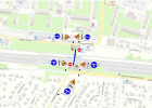 В Пензе перекрыли движение под мостом Винни-Пуха