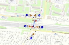 В Пензе перекрыли движение под мостом Винни-Пуха