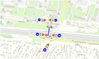 В Пензе перекрыли движение под мостом Винни-Пуха