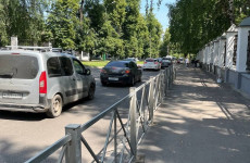 В Пензе стоит в пробке улица Лермонтова