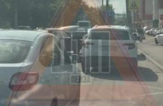 В Пензе из-за аварии парализовало улицу Пушкина