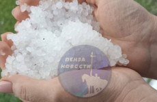 В нескольких районах Пензенской области выпал крупный град