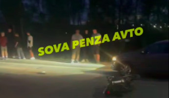 Под Пензой молодой мотоциклист с попутчицей попали в ДТП