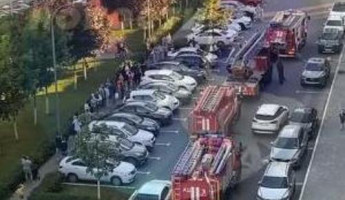 В Пензе к ЖК Фаворит стянулись пожарные машины