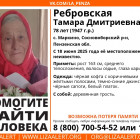 В Сосновоборском районе ищут 78-летнюю Тамару Ребровскую
