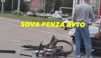 На Шуисте в Пензе сбили велосипедиста