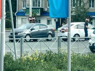 На улице Суворова в Пензе жестко столкнулись две машины