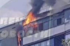 В многоэтажке на улице Ухтомского в Пензе горит квартира