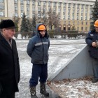 В Пензе на площади Ленина началось строительство «Зимнего городка»