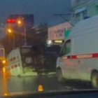 На улице Свердлова в Пензе перевернулась Газель МЧС. ВИДЕО