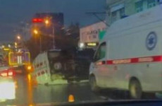 На улице Свердлова в Пензе перевернулась Газель МЧС. ВИДЕО