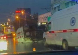 На улице Свердлова в Пензе перевернулась Газель МЧС. ВИДЕО