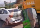 В Пензе улица Измайлова стоит в пробке из-за массовой аварии