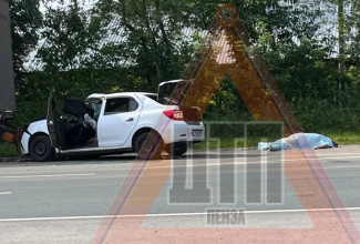 Очевидцы сообщают о смертельном ДТП на трассе под Пензой