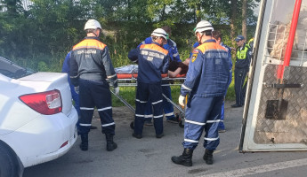 Обнародованы фото с места смертельного ДТП на трассе М5 под Пензой