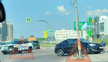 В селе под Пензой жестко столкнулись две иномарки