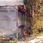 В Пензе на Шуисте произошёл пожар