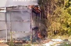 В Пензе на Шуисте произошёл пожар