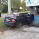 В Пензенской области «Приора» въехала в стену сельмага