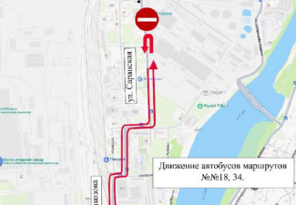 Из-за ремонта теплотрассы в Пензе временно изменятся маршруты № 18 и 34