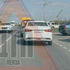 В Пензе стоит в глухой пробке улица Яшиной