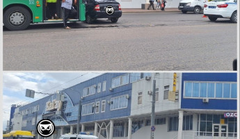 На улице Гагарина в Пензе случилась авария с пассажирским автобусом