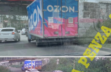 В Пензе под мостом Винни-Пуха застряла очередная ГАЗель