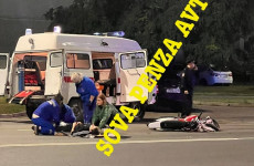 В Заречном в страшную аварию попал несовершеннолетний мотоциклист