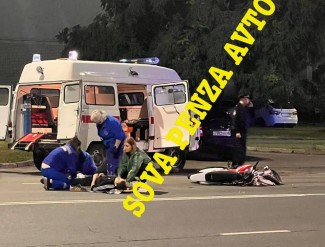 В Заречном в страшную аварию попал несовершеннолетний мотоциклист