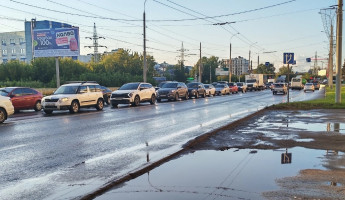 Пензенцы сообщают об огромной пробке по дороге в Терновку
