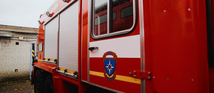 В Пензенской области при пожаре в срубовом доме пострадал мужчина
